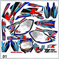 Decal Sticker Striping Fullbody Variasi Yamaha YZ 250 F