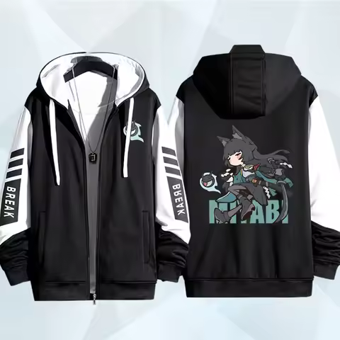 Anime Zenless Zone Zero 3D Print Zip Up Women/Men Hoodie Sweatshirt ZZZ ZZZERO Hoshimi Miyabi Cospla
