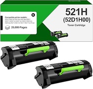 521H(52D1H00) Toner Cartridge Compatible for Lexmark Work with MS710 MS711 MS810 MS810n MS810dn MS81