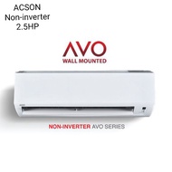 (Ready Stock) ACSON R32 2.5HP Standard Non Inverter Air Conditioner A3WM25N / A3LC25C Delivery withi
