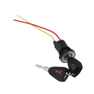 [GO]Ignition Key ebike Switch 2 Wire Position For Electric Scooter E-Bike Lock+Key