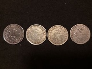 香港一毫硬幣 1900年-1903年順年份四枚