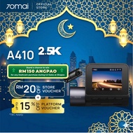 70mai A410 Dashcam 2.5K + HDR | Dual Channel Recording | Built-in GPS | Super Night Vision | 24H Par