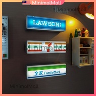 LED Convenience Store Light Box Fridge Magnet Coffee Shop Lawson/711/Family Mart Luminous Decor Ligh