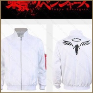 YB6 Tokyo Revengers Valhalla Cosplay Jacket Long Sleeve Tops Anime Casual Sports Coat Mikey Draken Costume Halloween Pa