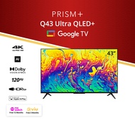 PRISM+ Q43 Ultra 2026 Q-Ultra Series QLED+ | 4K AI Google TV | 43 inch TV