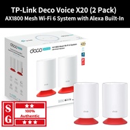 TP-LINK Deco Voice X20 AX1800 Mesh Wi-Fi 6 System with Alexa Built-In TP LINK Mesh Deco TP LINK Wifi