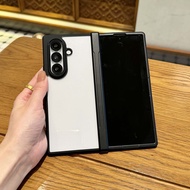 Transparent Case  For Samsung Galaxy Z Fold 7 Matte Skin Friendly Hinge Folding Shockproof Protectiv