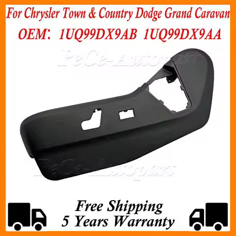 1UQ99DX9AA Car Seat Track Trim Cover Left Driver Side For Dodge Grand Caravan 2011-2020 For Chrysler