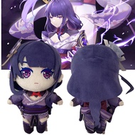 Genshin Impact Beelzebul Raiden Shogun Ei Plush Pillow Doll Kawaii Cartoon Cosplay Accessories Xmas 