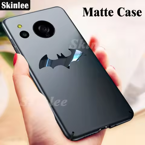 Skinlee For Sharp Aquos Sense8 Case Handsome Logo Matte Silicone Shockproof Cover For Aquos Sense 6 