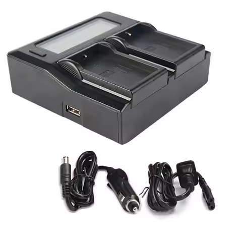 LCD Digital Charger For Nikon D40X D60 D3000 D5000 Camera Battery Charger US Plug