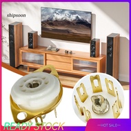 SN Vacuum Tube Socket 2pcs Ceramic Tube Socket Gzc7-f 7-pin Vacuum Tube Holder Golden Plated Replace