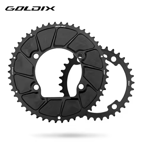 GOLDIX 4 Bolt 110BCD 2X Double Chainring AERO Sprocket for SHIAMNO DURA-ACE R9200 ULTEGRA R8100 105 