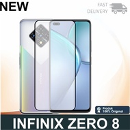 tempered glass layar infinix zero 8 pelindung layar handphone - tempered glass