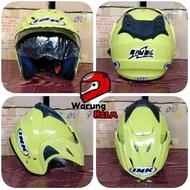 Helm ink kw jp8 double visor kuning