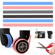 8PCS Flexible Cutting Silicone Luggage Wheels Cover Protectors Reduce Noise Wheels Guard Cover Accessories Travel Luggage Wheels