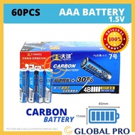 60 PCS 1.5V AA / AAA Battery Carbon Battery Bateri Tahan Lama Remote Control Mouse Keyboard Battery