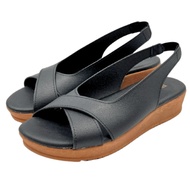 AIMILY Women Cross Flat Sandals For Women | Sandals Selipar Perempuan | Flat Selipar Wanita - 2669
