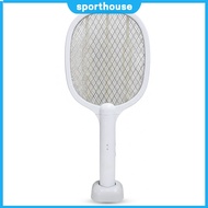 ⚡24H⚡ 2 in 1 Electric Fly Swatter Handheld Mosquito Swatter Safe Fly Killer and Mosquito Trap Lamp R