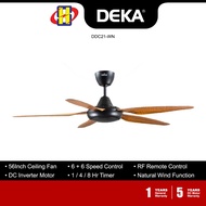 Deka Ceiling Fan (56 Inch) 12-Speed DC Inverter Motor Ceiling Fan DDC21 WN / DDC21WN / DDC 21 WN / DDC 21WN