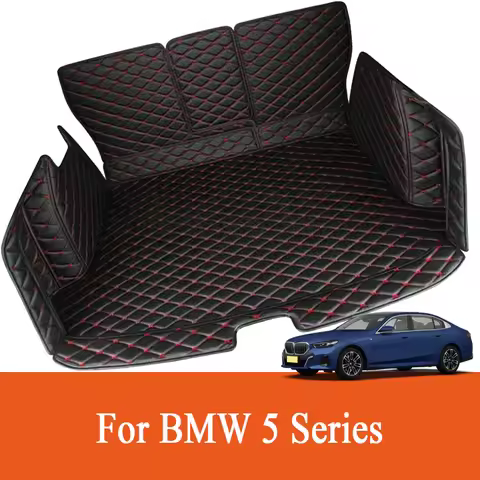 Leather Car Trunk Mat For BMW 5 Series 2011-2017 Trunk Boot Mat BMW F10 F11 F07 F18 Carpet Tail Carg
