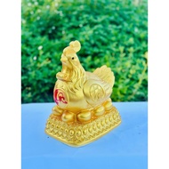 Piggy Bank/Piggy Bank - CHICKEN WITH YELLOW EGG - C30*D24*R16 Feng Shui, Decor