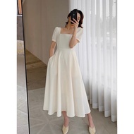 ROM LONG WHITE DRESS