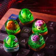 Plants vs Zombies mechanical keyboard button. Plant vs Zombies resin keycap.Keycap artisan Plants vs
