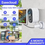 Eseecloud APP 2.4G/5G WIFI Solar Battery Powered CCTV Camera 4MP 2K HD Outdoor CCTV Camera WIFI Sola