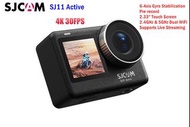 實體門市現發售🔥行貨🔥  SJCAM SJ11 Active 雙螢幕防水運動相機 額外送多一粒電池+32GB CARD山狗