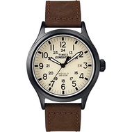 [TIMEX] TIMEX Expedition Scout Metal Cream Dial Brown Strap T49963 【Authentic Import】 T49963 【Authen