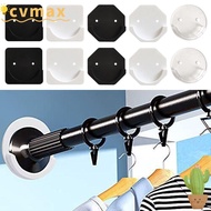 CYMX 2pcs Curtain Rod Mount Retainer Adjustable No Drilling Stick Screw Fixation Bathroom Tension Ho