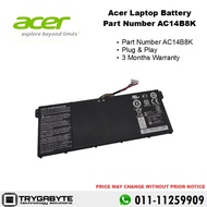 Laptop Acer Aspire Chromebook Travelmate Gateway Battery Part Number AC14B8K