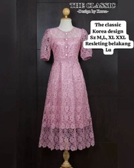 DRESS BROKAT BANGKOK THE CLASSIC KOREA DESIGN