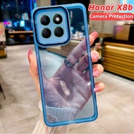 Honor X8b Camera Electroplated Lens Protection Soft Clear Casing For Honor X8b HonorX8b X7b X8a X8 b BX8 B A X 8B 4G 5G 2023 Silicone Transparent Phone Case Shockproof Back Cover