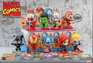 現貨 原盒8隻未開封 Hottoys Cosbi Marvel Comics 復仇者聯盟