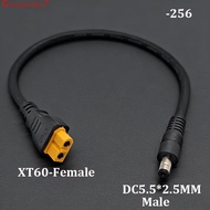 1PC 1.5 ㎡ 30CM XT60 Male/Female Connector To DC5521 DC5525 Power Cable Adaptor For Car Battery Charg