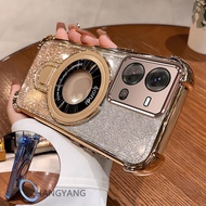 For vivo V25 5G V25E 5G Beauty New Design Phone Case Silicone TPU Electric Flash Paper Anti Drop Sof