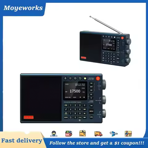 CHOYONG LC90 Portable Internet Radio Global Version Multi-Band Receiver SSB SW MW LW FM Longwave Sho