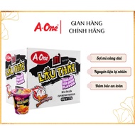A-ONE THAI HOT POT NOODLES 12 CUP BOX (Expiry date July 9, 2026)