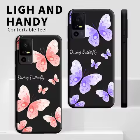 For TCL 40 10 SE Case Soft Silicone TPU New Floral Dinosaur Fashion Style Phone Case For TCL 40R 5G 