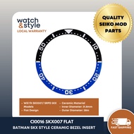 CI0016 SKX007/SRPD Flat Ceramic Bezel Insert - Batman SKX Style