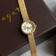 Medieval agete Simple Retro Niche Light Luxury Small Gold Watch Female Influencer Hot-selling Small 