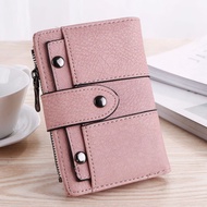 WALLET PINK LEATHER FOLDING WA031P3 PINKA KOREA ABG BATAM PARTY PREMIUM FASHION ORIGINAL