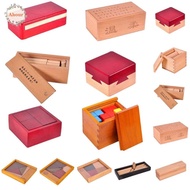 AHOUR Wooden Brain Teaser Puzzle, Unlock Luban Lock IQ Puzzle Mind Brain Teaser, Logic Game Opening 