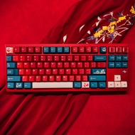PC Red Bean Cherry Profile PC Silk Screen Keycap Set for keyboard BM60 CSTC75 BM65 BM68 Made68 EV63 