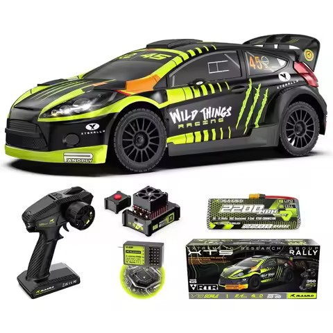 HOME.1/10 Brushless Carbon Fiber RC Drift Cars for Adults with Gyro, Max 50 mph Fast RC Rally Car