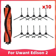 Compatible For Uwant Edison 2 / Uwant 에디슨2 플러스 Robot Vacuums Roller Main Side Brush Spare Part Repla