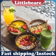 <littlebeare> Sustainable Coconut Bowls Boho Chic Kitchen Accessories Handcrafted Coconut Wood Bowl 